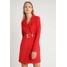 Missguided Tall BELTED DRESS Sukienka letnia red MIG21C01Z