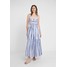 J.CREW DALLAS TENT DRESS Długa sukienka multi blue JC421C03K