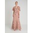 Maya Deluxe WRAP MAXI DRESS WITH FLORAL EMBELLISHMENT AND BOW Suknia balowa silver/pink M2Z21C02D