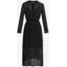 maje RIVOLI Długa sukienka noir MAL21C06F