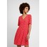 Monki WINONA DRESS Sukienka koszulowa red MOQ21C03E