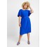 Dorothy Perkins Curve RING FLUTTER SLEEVE MIDI DRESS Sukienka letnia blue DP621C0B7