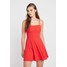 Nly by Nelly SKATER DRESS Sukienka z dżerseju red NEG21C01M