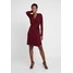 Esprit Collection WRAPPED DRESS Sukienka dzianinowa garnet red ES421C117