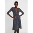 Dorothy Perkins Tall WRAP DRESS Sukienka z dżerseju dark blue DOA21C06Y