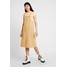 Monki MINGU DRESS Sukienka jeansowa beige MOQ21C03R