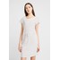 Vero Moda VMAPRIL SHORT DRESS Sukienka z dżerseju snow white/black VE121C1DU