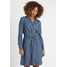 edc by Esprit DRESS Sukienka jeansowa blue dark wash ED121C0GH