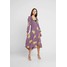 Karen Millen GEO DAFFODIL PRINT COLLECTION Długa sukienka multicolour KM521C06X