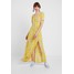 Miss Selfridge BIRD BUTTON THROUGH DRESS Długa sukienka yellow MF921C0P6