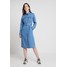 Warehouse BELTED UTILITY DRESS Sukienka koszulowa dark-blue denim WA221C0HA