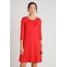 More & More DRESS INTERLOCK Sukienka z dżerseju tangerine red M5821C0CO