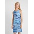 Wallis TYE DYE BLOCKED HOTFIX PINNY Sukienka letnia blue WL521C0OL