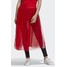 adidas Originals TULLE SKIRT Spódnica plisowana red AD121B02E