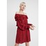 Replay DRESS Sukienka letnia red/black RE321C02O