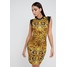 Versace Jeans Couture Sukienka z dżerseju gold 1VJ21C059