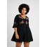 Simply Be EMBROIDERED V NECK DRESS Sukienka letnia black SIE21C037