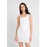 Topshop JONI DRESS Sukienka jeansowa white TP721C14C