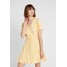 NA-KD CAMILLE BOTTEN WRAP DRESS Sukienka letnia yellow NAA21C04Z