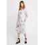 TOM TAILOR FLOWER STRIPE DRESS Sukienka koszulowa lightblue TO221C0AP