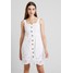 Warehouse BRODERIE DRESS Sukienka letnia white WA221C0K0
