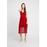 Vero Moda VMMADELEINE CALF DRESS Sukienka letnia chili pepper VE121C1UZ