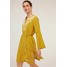 OYSHO Sukienka letnia yellow OY121C035