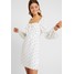 Glamorous Sukienka letnia white/black GL921C0GD