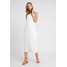 Oasis BUTTON SIDE DRESS Długa sukienka off white OA221C0JC