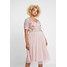 Lace & Beads Curvy EDA Suknia balowa pink LAF21C01J