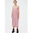 PULL&BEAR MIT KLEINEN ROSAFARBENEN PUNKTEN Sukienka letnia pink PUC21C0DD
