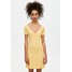 PULL&BEAR MIT RAFFUNG AN DER BRUST Sukienka letnia yellow PUC21C0B3