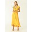 IVY & OAK Długa sukienka yellow IV321C051