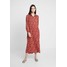 Selected Femme SLFPOPPY DRESS Długa sukienka chili oil SE521C0OW