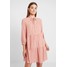 New Look RIA DOT PUSSYBOW SMOCK DRESS Sukienka letnia pink NL021C12G