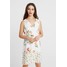 Wallis Petite FLORAL SHIFT DRESS EXCLUSIVE Sukienka letnia white WP021C05O