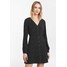 Abercrombie & Fitch BUTTON THRU DRESS Sukienka koszulowa black A0F21C026