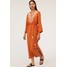 OYSHO Długa sukienka orange OY121C03J