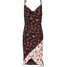 Missguided Letnia sukienka 'Floral Drape Neck Frill' MGD0279001000001