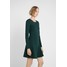 Patrizia Pepe ABITO DRESS Sukienka z dżerseju dark green P1421C0CQ