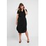 Vero Moda Curve VMALBA BELT DRESS Sukienka koszulowa black VEE21C01L
