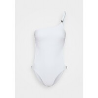 Calvin Klein Swimwear CORE TEXTURED CUT OUT ONE PIECE Kostium kąpielowy classic white C1781G016