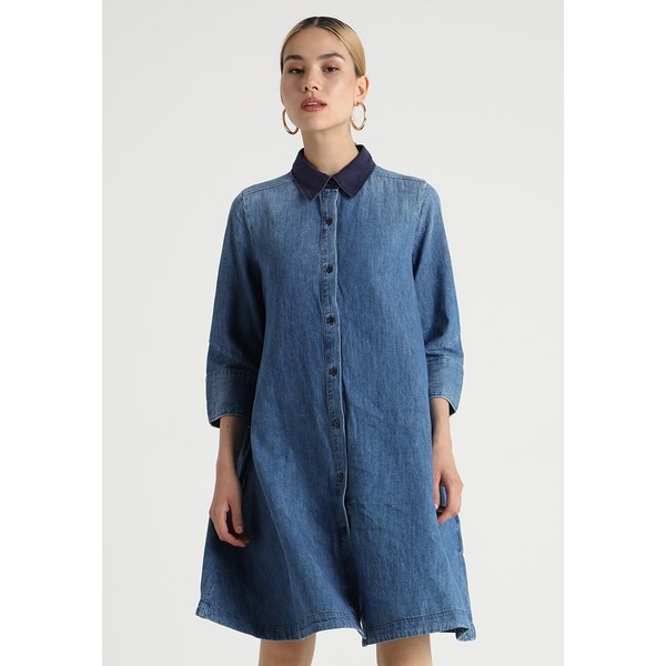 G-Star DELINE DRESS 3/4 Sukienka jeansowa blue denim GS121C06C