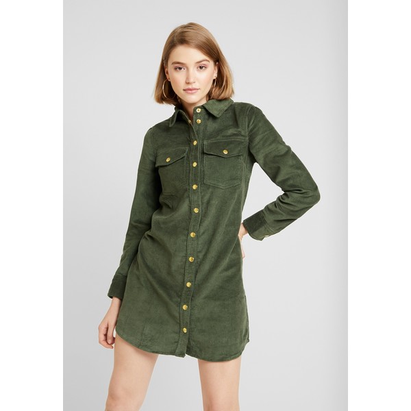Warehouse SHIRT DRESS Sukienka koszulowa green WA221C0M7