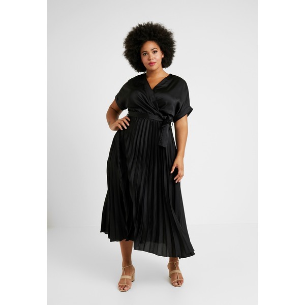 New Look Curves GO PLEATED DRESS Sukienka letnia black N3221C09K