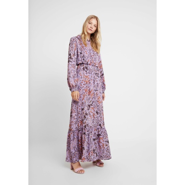 Liu Jo Jeans ABITO LONG DRESS Długa sukienka purple L2521C02Z