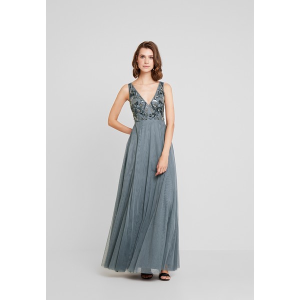 Lace & Beads ROWENA Suknia balowa grey LS721C09S