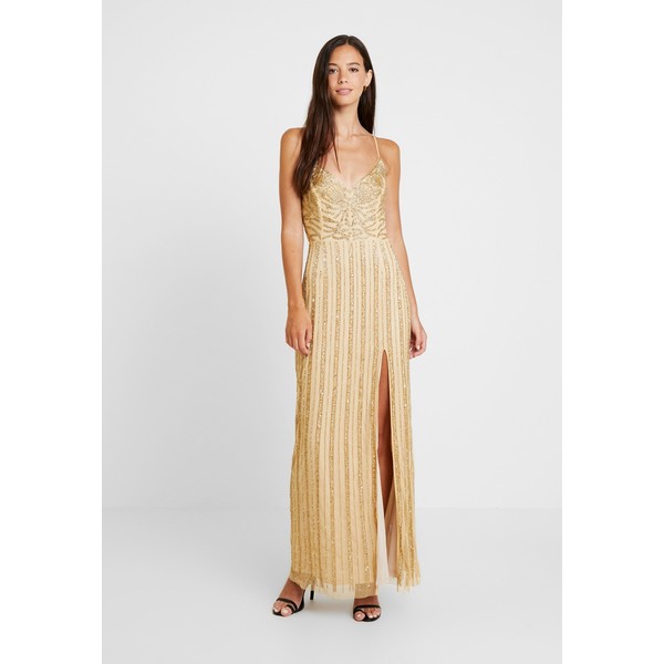 Lace & Beads MUNA MAXI Suknia balowa gold LS721C09C