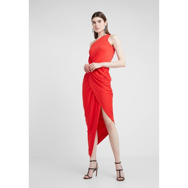 Vivienne Westwood Anglomania ONE SHOULDER VIAN DRESS Długa sukienka red VW621C035