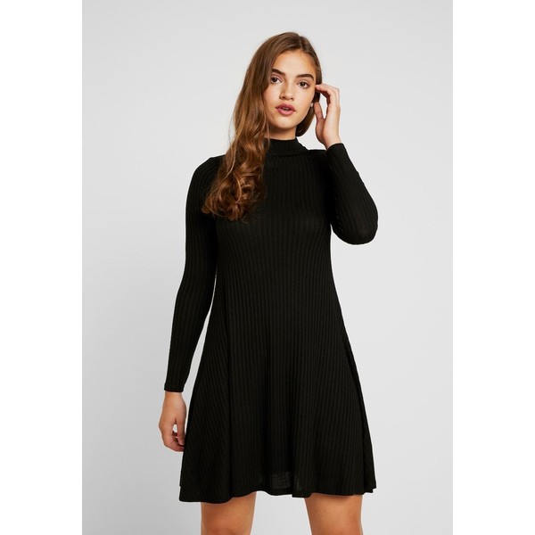 New Look SWING DRESS Sukienka dzianinowa black NL021C135